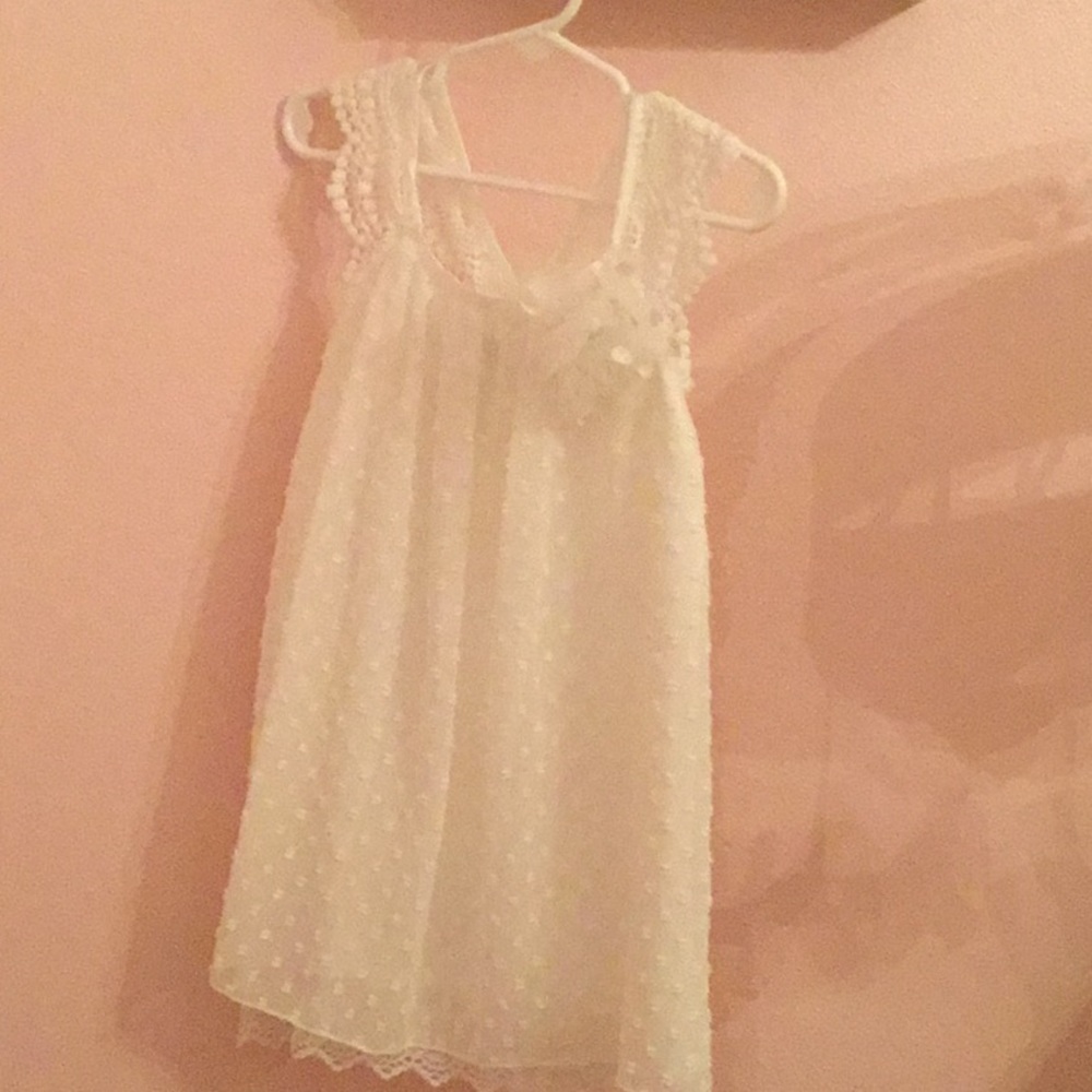 Toddler dress off white